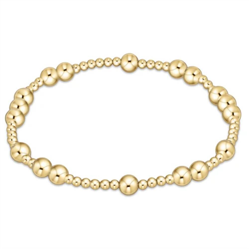 NEW ENEWTON women's hope unwritten bead bracelet in gold